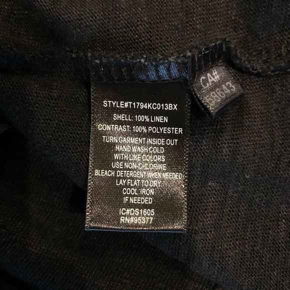 ANTHROPOLOGIE SANCTUARY | Women’s City Linen Knit Tank Top Black XS​​​​​​​​ - Picture 6 of 6